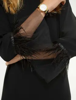 پیراهن زنانه سیاه پیرکاردین