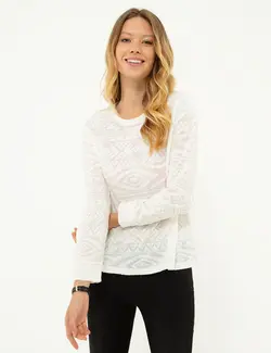 تی شرت زنانه بژ پیرکاردین