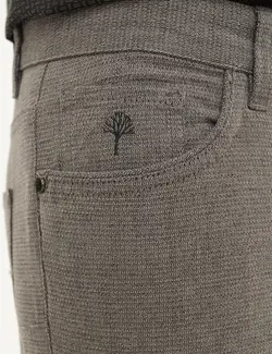 شلوار کتان جذب مردانه خاکستری پیرکاردین