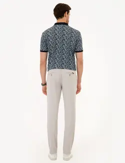 شلوار کتان جذب مردانه سنگ پیرکاردین