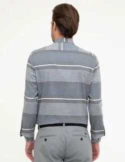 پیراهن جذب راه راه مردانه پیرکاردین