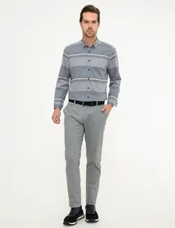 پیراهن جذب راه راه مردانه پیرکاردین