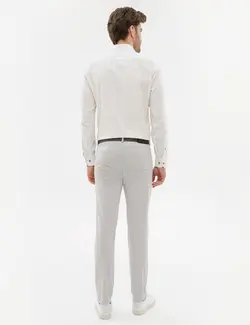 شلوار کتان جذب مردانه سنگ پیرکاردین