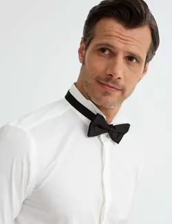 پیراهن آستین بلند مردانه بژ پیرکاردین