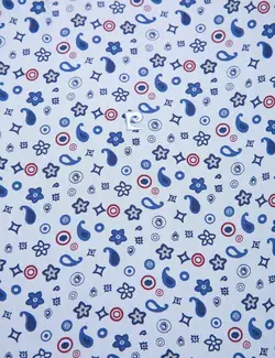 پیراهن آستین بلند مردانه آبی پیرکاردین