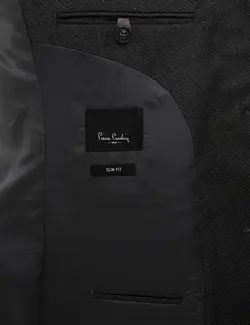 ست کت و شلوار خاکستری مردانه پیرکاردین