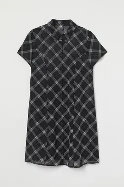 پیراهن کوتاه زنانه سیاه اچ اند ام