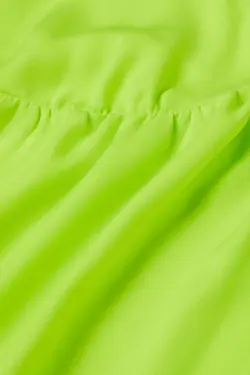 پیراهن کوتاه زنانه نئون سبز اچ اند ام