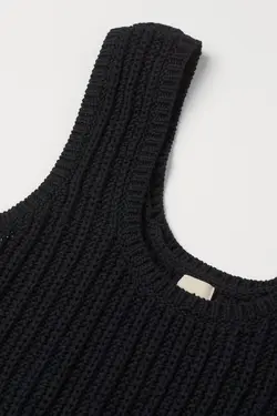 پیراهن کوتاه زنانه سیاه اچ اند ام