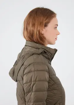 کاپشن زنانه سبز ماوی