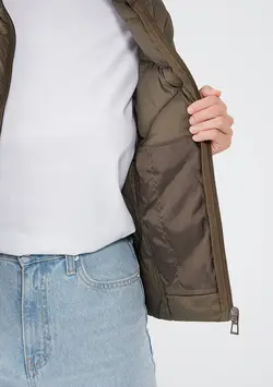 کاپشن زنانه سبز ماوی