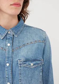 پیراهن جین زنانه آبی ماوی