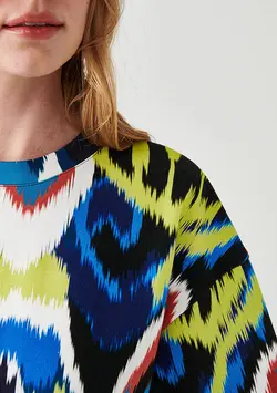 پیراهن کوتاه زنانه رنگارنگ ماوی