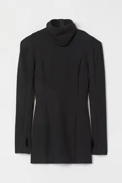 پیراهن آستین بلند زنانه سیاه اچ اند ام