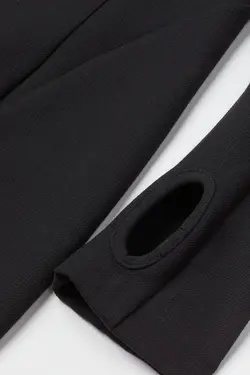 پیراهن آستین بلند زنانه سیاه اچ اند ام