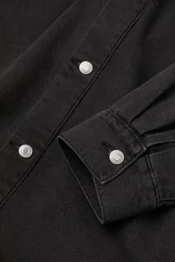 پیراهن آستین بلند زنانه سیاه اچ اند ام