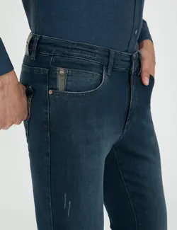 شلوار جین جذب مردانه نیلی پیرکاردین