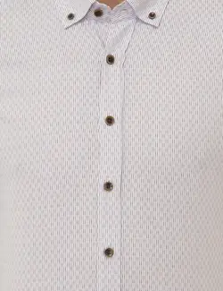 پیراهن آستین بلند مردانه قهوه ای پیرکاردین