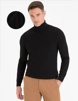 پلیور مردانه سیاه پیرکاردین