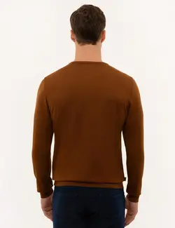 پلیور مردانه زنجبیلی پیرکاردین