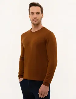 پلیور مردانه زنجبیلی پیرکاردین