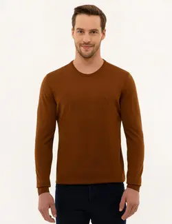 پلیور مردانه زنجبیلی پیرکاردین