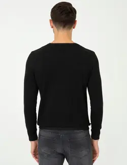 پلیور مردانه سیاه پیرکاردین