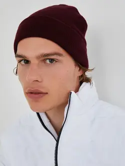 کلاه بافت مردانه  زرشکی  ال سی وایکیکی