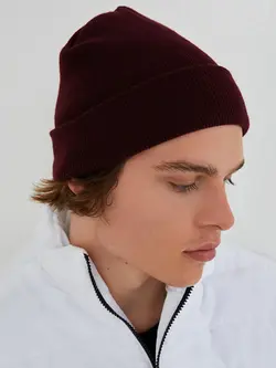 کلاه بافت مردانه  زرشکی  ال سی وایکیکی