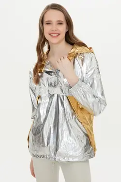 کاپشن زنانه   نقره ای یو اس پولو