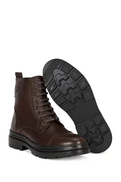 بوت مردانه  قهوه ای  یو اس پولو