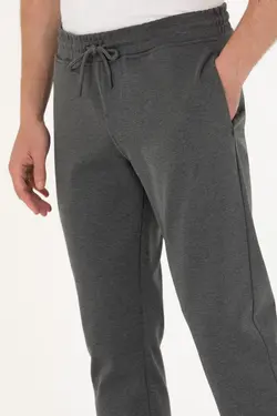 شلوار راحتی مردانه  خاکستری ملانژ یو اس پولو