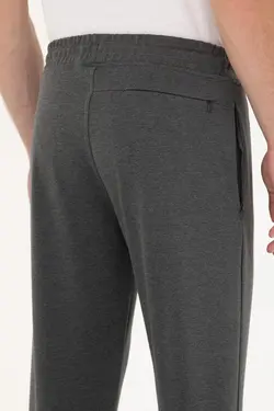 شلوار راحتی مردانه  خاکستری ملانژ یو اس پولو