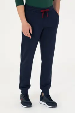 شلوار راحتی مردانه معمولی سرمه ای یو اس پولو