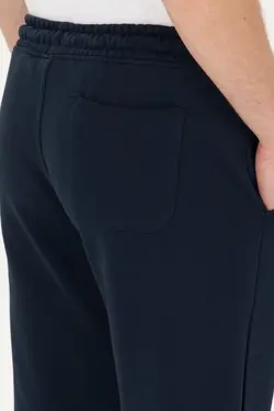 شلوار راحتی مردانه بلند جیبدار اسلیم فیت سرمه ای یو اس پولو