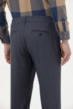 شلوار کتان و پارچه ای مردانه  سرمه ای یو اس پولو