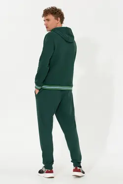 شلوار راحتی مردانه دمپا کشی سبز یو اس پولو