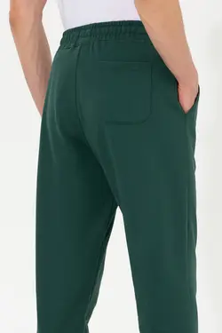 شلوار راحتی مردانه دمپا کشی سبز یو اس پولو