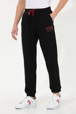 شلوار راحتی مردانه دمپا کشی سیاه یو اس پولو