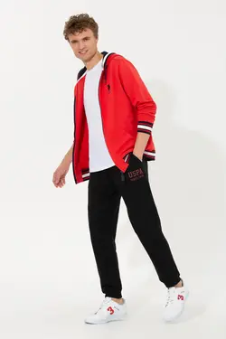 شلوار راحتی مردانه دمپا کشی سیاه یو اس پولو