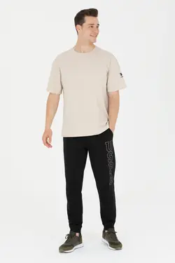 شلوار راحتی مردانه دمپا کشی سیاه یو اس پولو