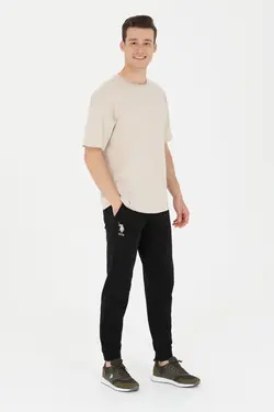 شلوار راحتی مردانه دمپا کشی سیاه یو اس پولو