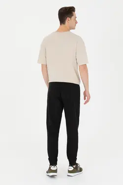 شلوار راحتی مردانه دمپا کشی سیاه یو اس پولو