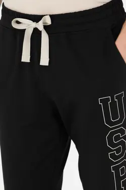 شلوار راحتی مردانه دمپا کشی سیاه یو اس پولو