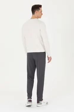 شلوار راحتی مردانه راحت زغالی یو اس پولو