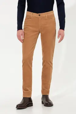 شلوار کتان و پارچه ای مردانه جیبدار اسلیم فیت مازویی یو اس پولو