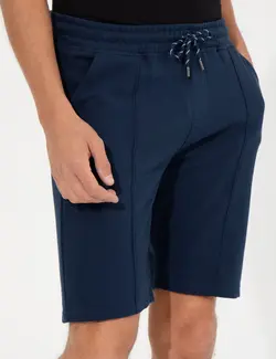 شلوارک مردانه کوتاه سرمه ای پیرکاردین