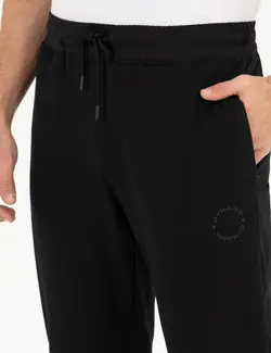 شلوار راحتی مردانه نخی جذب سیاه پیرکاردین