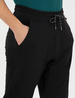 شلوار راحتی مردانه نخی معمولی سیاه پیرکاردین