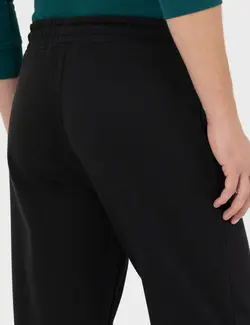 شلوار راحتی مردانه نخی معمولی سیاه پیرکاردین